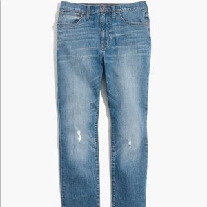 Madewell High-Rise Slim Boyjean in Dover Wash